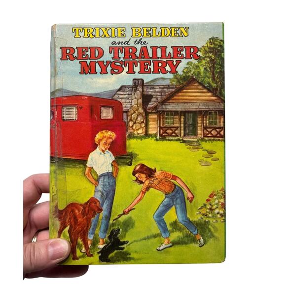Trixie Belden and the Red Trailer Mystery 1950/1954 Whitman Vintage Book - Picture 1 of 13